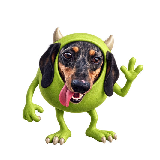 THE MONSTER SA design with the pet's name