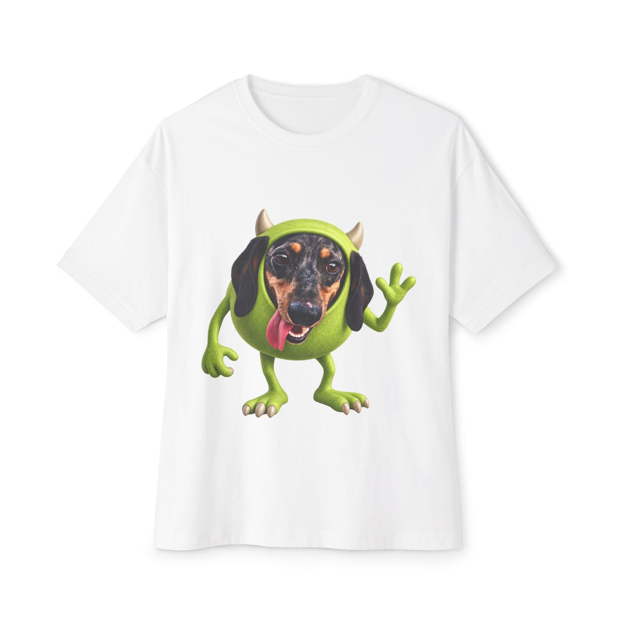 Dachshund Monster Tee — Cute Funny Dog Face Graphic Shirt