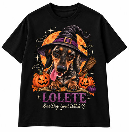 THE WITCH — Camiseta Halloween Personalizada con tu Perro