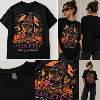 THE WITCH — Camiseta Halloween Personalizada con tu Perro