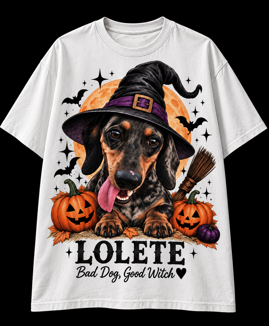 THE WITCH — Camiseta Halloween Personalizada con tu Perro