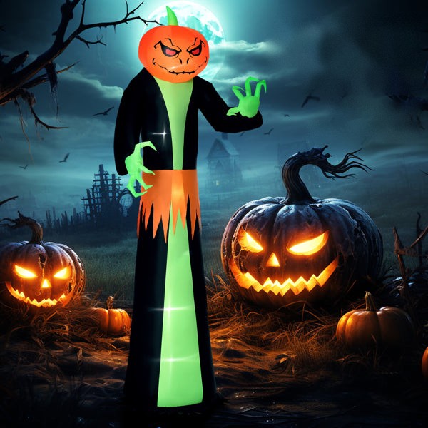 Calabaza Fantasma Hinchable Gigante 2,70 m