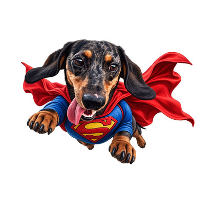 THE SUPER DOG design with the pet's name