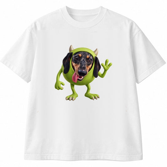 THE MONSTER SA custom pet t-shirt, white