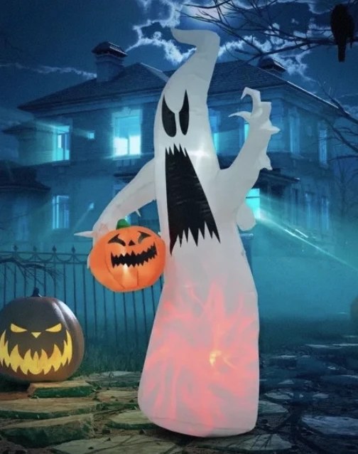 Giant inflatable ghost